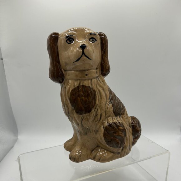 Dog Flower Porcelain Holder - Picture 1 of 1